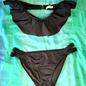 Victoria's Secret - Black swim suit top and bottom